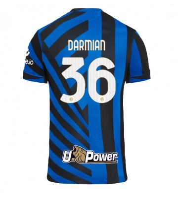 Inter Milan Matteo Darmian #36 Primera Equipación 2024-25 Manga Corta